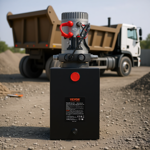 Unidad de potencia hidráulica de acción simple Vevor de 20 cuartos de galón con bomba de 12V CC para remolque basculante - Product Image 2