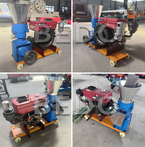 Offre Spéciale petite machine à granuler les aliments pour animaux bovins lapins porcs volailles animaux moteur diesel granulateur - Product Image 6