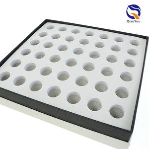 Caja de Embalaje de Cartón Blanco con Inserto de Espuma para Botella Rígida de 5 ml con Tapa y Base Personalizadas, para Set de Regalo de Aceites Esenciales - Product Image 5