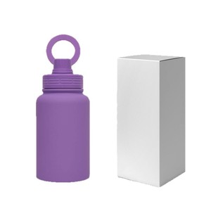 Insulated Water Bottle 500Ml Stainless Steel Screw Cap Sports Bottle With Ring Handle For Outdoor Use - Product Image 1