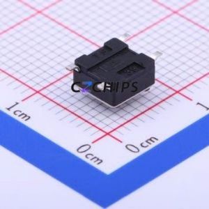 TS-1102S-C-A-B Tactile Switch SMD-4P,6x6mm Switch Single Pole Single Throw Round Button 2.6N Vertical Mount - Product Image 2