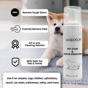 プロのファブリッククリーナーペットステインフォームクリーナー環境にやさしい天然成分非刺激性および臭気除去剤消臭剤 - Product Image 4