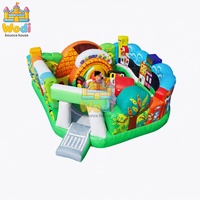 Structure gonflable WODI de qualité commerciale en PVC de 0,55 mm, combo gonflable, château gonflable, jungle gonflable pour enfants et adultes, WODI CE/UL disponible