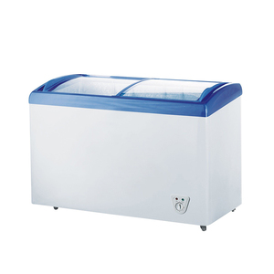 Siêu thị ngang Tủ đông với cửa kính cường lực Ice Cream Display Showcase Thiết bị làm lạnh - Product Image 3