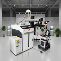 Machine de soudage au laser à fibre optique de type bras de grue, faible déformation thermique pour moules d'injection plastique et de quincaillerie