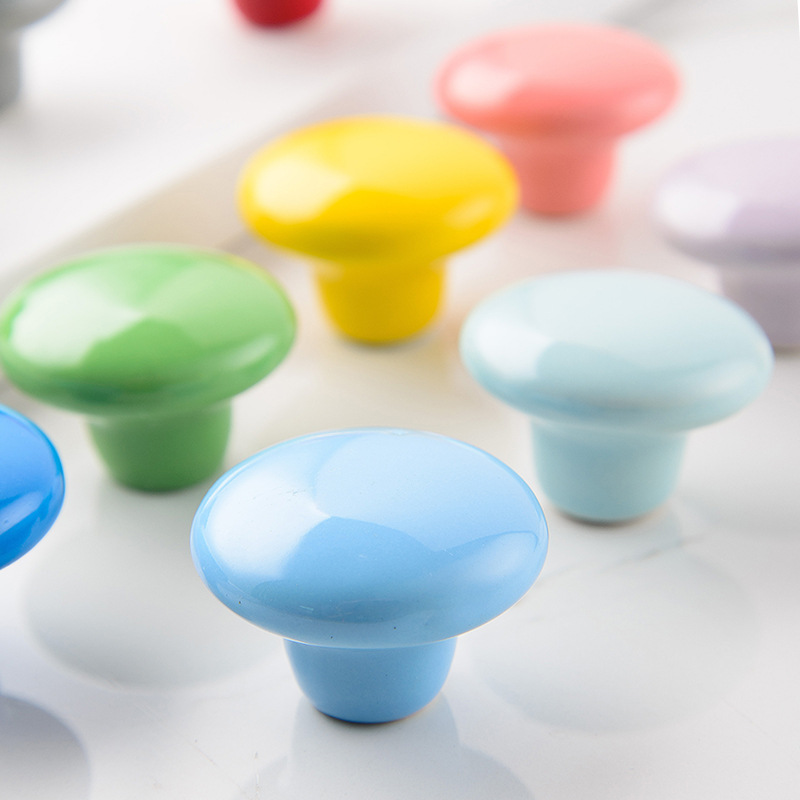 Hardware Pulls  Assorted Ceramic Knobs Multi Color Mix Designed Ceramic Cupboard Cabinet Door Knobs Drawer