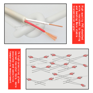 NTC 서미스터 온도 센서 롤드 포트 패키지 방수 및 내유성 온도 프로브 100K10k 센서 - Product Image 3