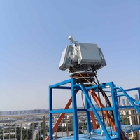 Détecteur radar à réseau phasé actif AESA à 4 panneaux X-bande toutes conditions météorologiques, portée maximale de 15 km, pour la surveillance des drones à basse altitude en aéroport