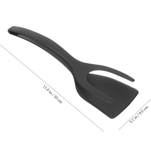 2 trong 1 trứng xẻng thìa turners cấp thực phẩm Silicone bếp thìa kẹp cho trứng chiên trứng - Product Image 6