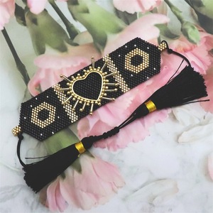 Bracelets de perles de rocaille <span class=keywords><strong>Miyuki</strong></span> de style vintage faits à la main bijoux de mode pour femmes en <span class=keywords><strong>pierre</strong></span> naturelle ODM approvisionnement en gros cadeau parfait - Product Image 2