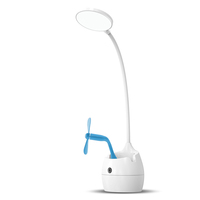Lampe de lecture avec porte-stylo, nouveauté, chargeur pour étudiant, Protection des yeux, dortoir, bureau, lampe de Table