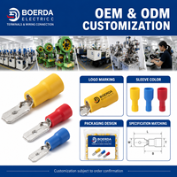 Borniers isolés MDD/FDD en PVC ignifuge, connecteurs électriques à emboîtement stables