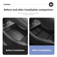 Accessoires de voiture en TPE pour BYD Sealion 06 EV Dmi 2025 – Organisateur de console centrale inférieure, boîte de rangement étanche, prêt à l'emploi (vente en gros)