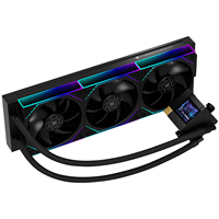 Refroidisseur liquide pour processeur Thermalright Core Matrix 360 VISION ARGB BLACK avec écran LCD IPS de 2 pouces, ventilateurs 2000 RPM pour LGA1700 AM5