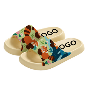 Nueva moda Casual <span class=keywords><strong>Panda</strong></span> rojo tendencia baño mujeres personalidad playa sandalias delicadas diapositivas zapatillas - Product Image 5