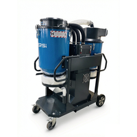 Aspirateur industriel humide et sec 7,5 kW 380 V avec nettoyage automatique par impulsions et filtre HEPA - Gain de temps