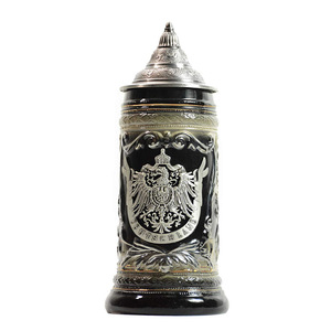 Ceramica Tedesco Boccale di birra Con Coperchio, Bierkrug Bier Stein Tazza <span class=keywords><strong>Krug</strong></span> - Product Image 1