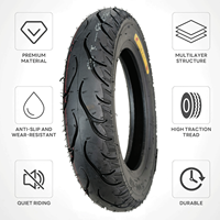 Ban Motor Tahan Aus Factory Custom 300-10 T221 8PR dengan Bead yang Diperkuat untuk Touring Kota Jarak Jauh dan Safari
