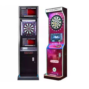 เครื่องเล่นเกมปาลูกดอกอิเล็กทรอนิกส์ Leo Darts Arcade พร้อมไฟ LED สีสันสดใส อุปกรณ์ความบันเทิงแบบอินเทอร์แอคทีฟ ใช้เหรียญ  หน้าจอดิจิตอล - Product Image 5