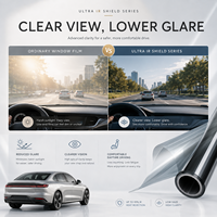 Film teinté pour vitres de voiture BEIKARR Ultra IR Shield Nano Céramique, haute réjection de chaleur, protection UV 99%, anti-rayures, garantie 8-10 ans