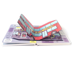 บริการพิมพ์หนังสือกระดาษแข็งแบบพลิกเปิดปิด 3 มิติ สำหรับเด็ก  ออกแบบตามสั่งจากโรงงาน - Product Image 2