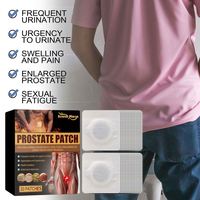 Nombril prostatique naturel soulager le traitement du plâtre urinaire coussin de prostate à base de plantes Patch de santé masculine