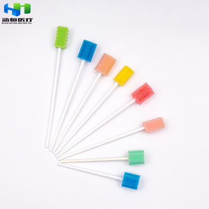Hanheng tampone medico monouso per l'igiene orale spugna dentale per la pulizia dei denti bastoncini di schiuma orale non aromatizzati per la bocca - Product Image 1