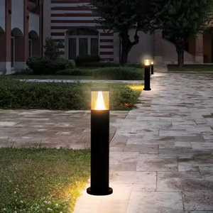 โคมไฟ Zeal ทันสมัยกันน้ำสำหรับตกแต่งสวนกลางแจ้ง, ไฟ LED สนามหญ้าพลังงานแสงอาทิตย์แนววินเทจ - Product Image 6