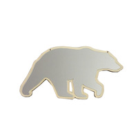 Pépinière en bois forme d'éléphant enfants dessin animé acrylique miroir décoration de la maison