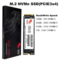 SSD Internal Laptop PC 1TB M2 2280 PCIe 3.0 Gen3 NVMe M.2 dengan Casing Metal Baru
