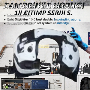 9837467580 <span class=keywords><strong>Acil</strong></span> TY483 para CAMRY 17- Revestimiento Interior del Guardabarros del Automóvil, Material PE, Resistente al Aceite, Agua, Arena y Suciedad, Transpirable y Silencioso - Product Image 2