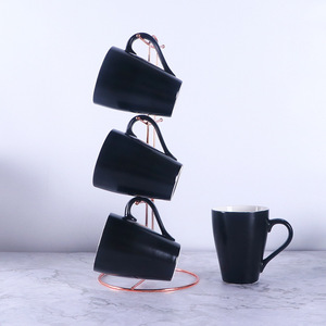 Nordic Style Ceramic Mug <b>Black</b> Matte Solid Color Single <b>Cup</b> Home Gift Coffee Mug - Product Image 4