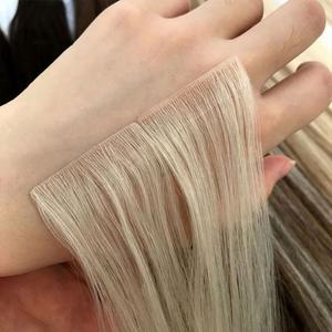 Extensions de cheveux russes Remy de haute qualité, invisibles, sans couture, avec ruban adhésif injecté, sans nœuds, accessoire de coiffure de luxe - Product Image 5