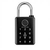 Cadenas intelligent WiFi TUYA étanche 7/10MM avec empreinte digitale, carte IC et mot de passe pour porte en bois, maison, entrepôt, garage