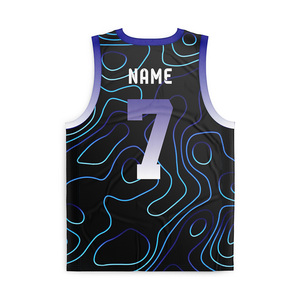 Maillot de basket sublimé Healy, col en V, sans manches, en mesh respirant, unisexe, pour adulte, vêtement de sport d'été pour l'extérieur - Product Image 2