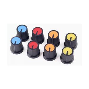 AG3 WH148 Hat AG2 Bouton en plastique Poignée Fleur de Prunier 15X17mm Blanc Rouge Bleu Jaune Orange - Product Image 1