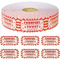 Billets de carnaval, décorations de fête sur le thème du carnaval, billets de tombola de cirque, rouleau de billets de fête pour événements, fournitures de faveurs de carnaval