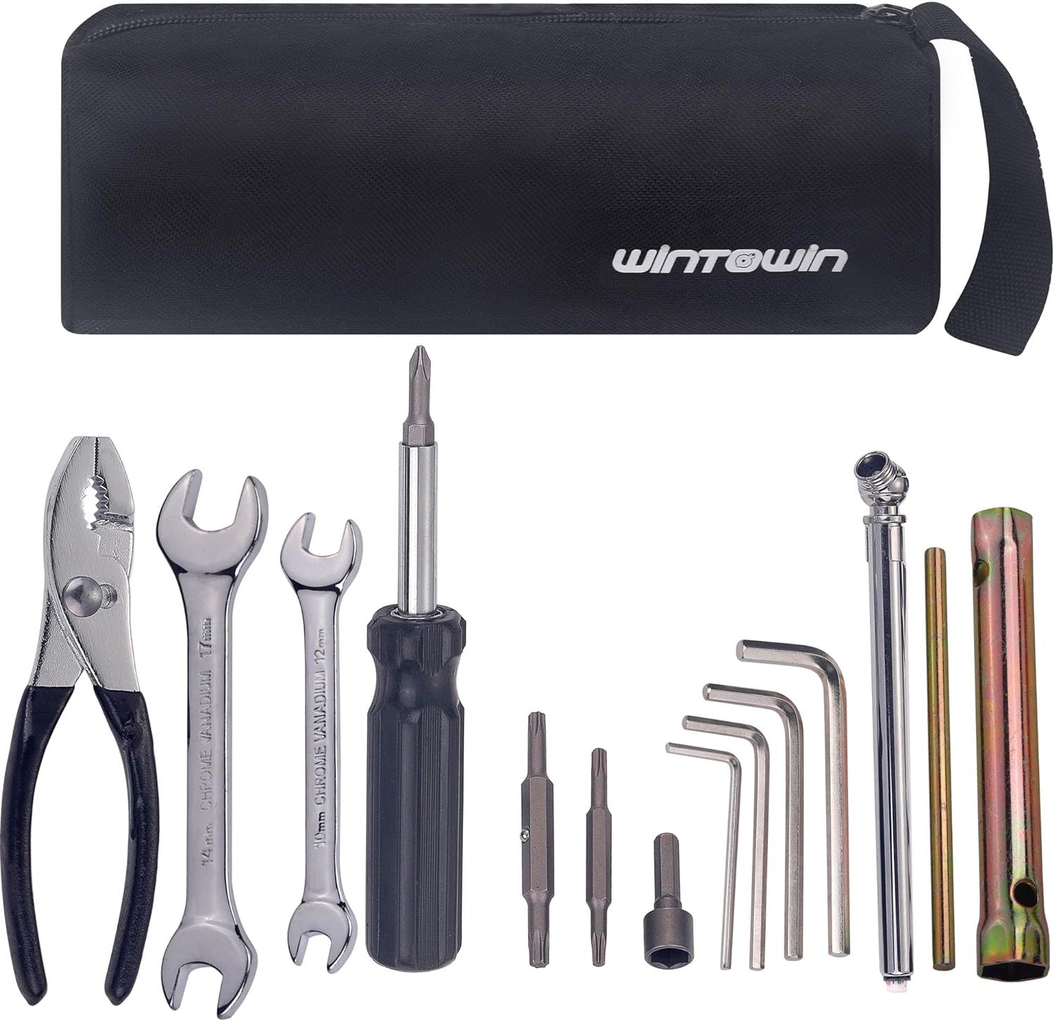 Kit Di Attrezzi Portatile Da 8 Pezzi Per Riparazione Moto E Veicoli - 5