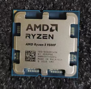 สำหรับซีพียู 5 5 9500F AM5 ความเร็ว 3.8GHz 6-คอร์ DDR5 5600MHz ประสิทธิภาพสูง 64-บิต สำหรับเดสก์ท็อป ไม่มีกราฟิกการ์ดในตัว - Product Image 1