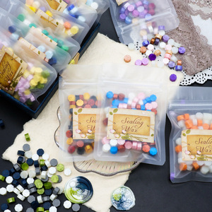 Perlas de Cera para Sellar Coloridas, Bolsa Pequeña de 35g, 100 Perlas, Cera para Sellar con Forma de Alien, para Bodas - Product Image 2
