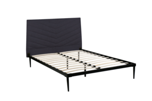 Factory Wholesale King Queen Double <strong>Single</strong> Full Size <strong>Bed</strong> <strong>Frame</strong> Beige Pink Velvet High Headboard <strong>Metal</strong> <strong>Bed</strong> <strong>Frame</strong> - Product Image 6