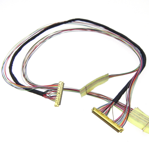 Hoogfrequente Teflon LVDS-kabel 20455 40-pins 0,5 mm pitch met trekring Stabiel signaal voor industriële LCD-schermen - Product Image 4