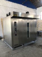 Four rotatif à double chariot haute efficacité, électrique/à gaz/diesel, 16/32/64 plateaux, en stock, au meilleur prix, à vendre