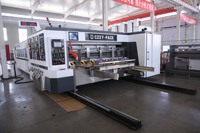 Machine de collage et de cerclage de dossier de découpe d'impression flexo entièrement automatique à haute efficacité fabricant de cas de ligne de liaison FFG