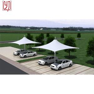 โครงสร้างหลังคาคลุมรถยนต์แบบเมมเบรน PVDF สำหรับจอดรถ, ที่จอดรถแบบเต็นท์, โครงสร้างเมมเบรนสำหรับจอดรถ - Product Image 6