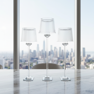 2025 nuovo Design <span class=keywords><strong>lampada</strong></span> <span class=keywords><strong>a</strong></span> tubo lampadario cristallo di nozze <span class=keywords><strong>a</strong></span> grappolo portacandele per la decorazione centrotavola da tavolo - Product Image 2