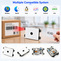 Módulo Escáner de Código de Barras 2D Integrado, Lector de Códigos QR, Motor de Escaneo CMOS, Interfaz USB TTL para Kiosco de Autoservicio