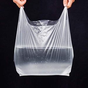 Leak-Proof HDPE Vest Garbage <b>Bags</b> with Drawstring - <b>20L</b> Kitchen Trash <b>Bags</b> - Product Image 5