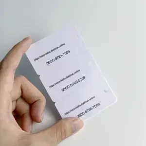 Tarjeta de identificación RFID personalizada, control de acceso, impresión personalizada, pvc, tarjeta inteligente de identificación en blanco con chip