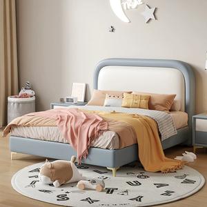 Mobilier de chambre à coucher moderne et luxueux Lits rembourrés souples King Size pour enfants Cadre de <span class=keywords><strong>lit</strong></span> double pour filles Conception de rangement par ascenseur en bois - Product Image 4